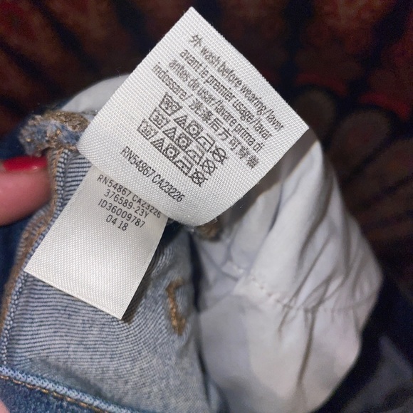 Victorias Secret PINK Denim short Shorts Cut off 12 Fray Daisy Dukes Blue - Picture 7 of 7